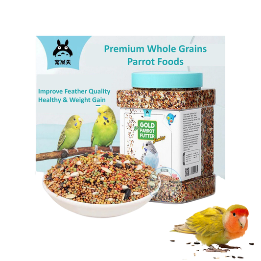 Jonsanty Gold Whole Grain Parrot Food - Love Birds, Cockatiels, Conures