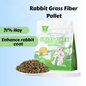 Jonsanty Grass Fiber Rabbit Pallet feed🐰natural high quality pallet food timothy alfalfa hay (2500g)