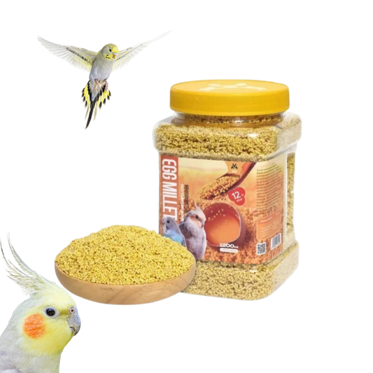 Jonsanty High Calcium Egg Millet Fruits Vegetables Cuttlefish Bone Parrot Lovebird Cockatiel Budgie Bird Food
