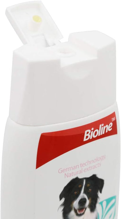 Bioline Aloe Vera Shampoo 250ml For Dogs, Whitegreen