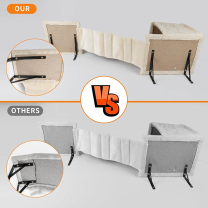 5-Pcs Wall-Mounted Cat Furniture Set with Shelves, Perches, Ladder, Condo & Scratching Board