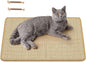Sisal Cat Scratch Pad 23.6" × 15.7" – Stick-On Scratching Mat with Adhesive, Floor & Couch Furniture Protector
