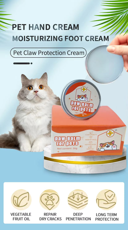 30g Lick-Safe Paw & Nose Balm for Dogs & Cats – Natural Healing for Dry, Cracked Skin