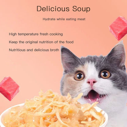 Cat Wet Food Can 170g Kitty Food Can Pure Natural Organic Wet Canned Food Cat Treats Pet Snacks
