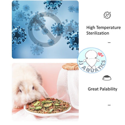 Jonsanty 2.5kg Premium Pasture Fiber Rabbit Food Contain Alfalfa Timothy Added Probiotics Anti Coccidiosis Element