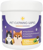 120pcs Dog & Cat Cleaning Wipes, Eye & Ear Wipes to Remove Tear, Mucus & Saliva Stains