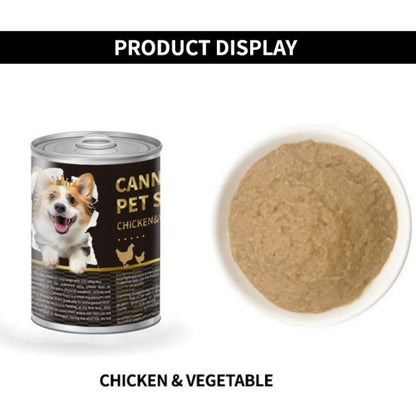 Wet Dog Food 375g Dog Wet Food Nutritional Canned Wet Food Adult Puppy Dog Food Can