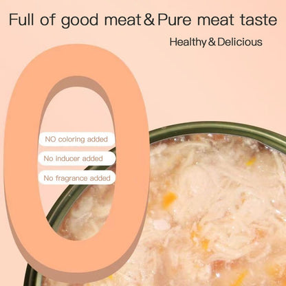 Cat Wet Food Can 170g Kitty Food Can Pure Natural Organic Wet Canned Food Cat Treats Pet Snacks