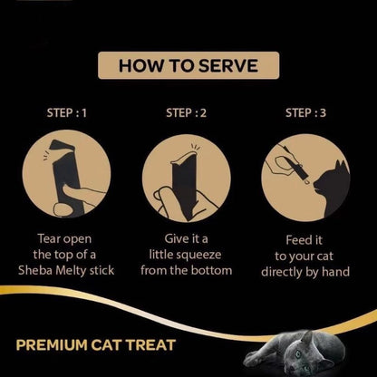 60pcs Cat Treat Sticks Wet Food – High Protein Natural Ingredients for Healthy Cats