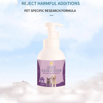 500ml Pet Leave In Dry Cleaning Foam No Rinse Bath Wash for Dogs and Cats