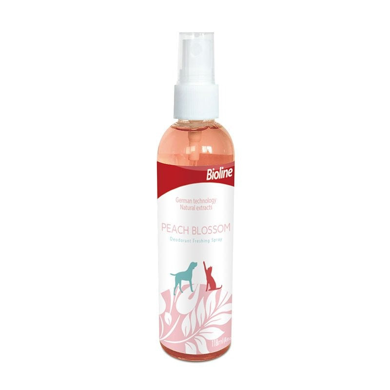 Bioline Deodorizing Pet Spray – Odor Neutralizer for Dogs & Cats, Long-Lasting Fresh Scent
