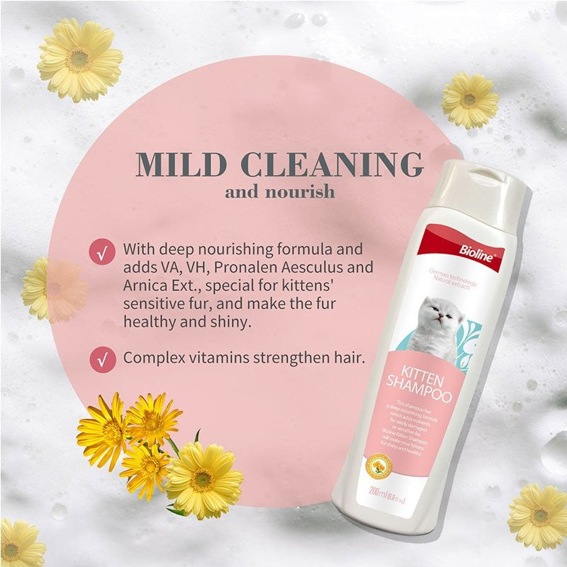 Bioline Kitten Shampoo 200 ml, Multicolor