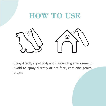 Bioline Deodorizing Pet Spray – Odor Neutralizer for Dogs & Cats, Long-Lasting Fresh Scent