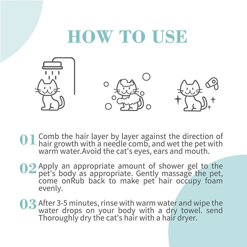 Bioline white coat shampoo for cat 200 ml, multicolor