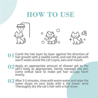 Bioline white coat shampoo for cat 200 ml, multicolor