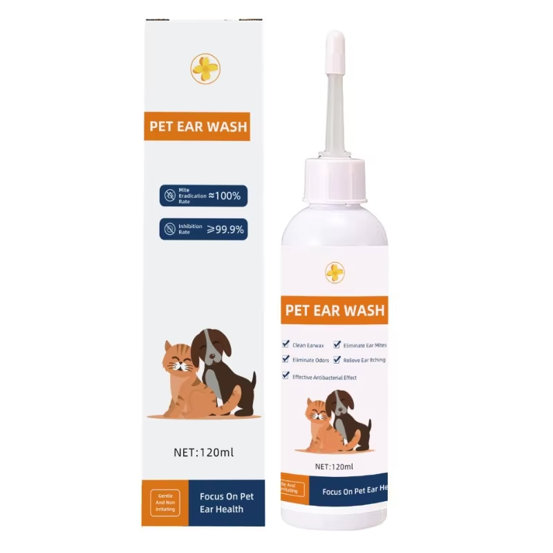 Advanced Pet Ear Cleaner Drops for Dogs & Cats – Gentle, Safe Ear Cleaning for Sensitive Ears, Puppies & Kittens