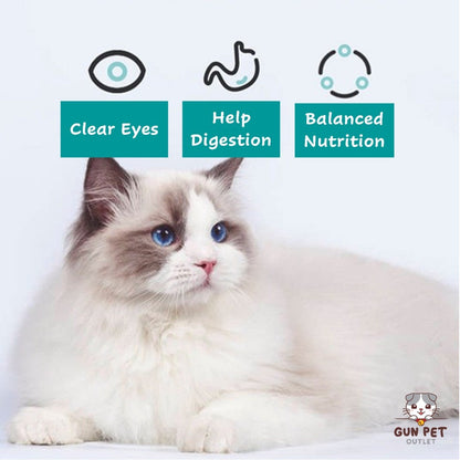 60pcs Cat Treat Sticks Wet Food – High Protein Natural Ingredients for Healthy Cats