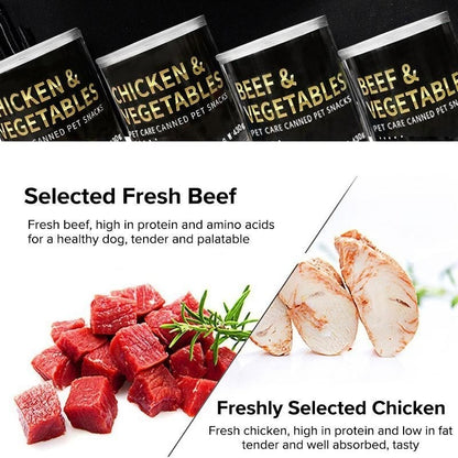 Wet Dog Food 375g Dog Wet Food Nutritional Canned Wet Food Adult Puppy Dog Food Can