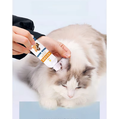 Advanced Pet Ear Cleaner Drops for Dogs & Cats – Gentle, Safe Ear Cleaning for Sensitive Ears, Puppies & Kittens