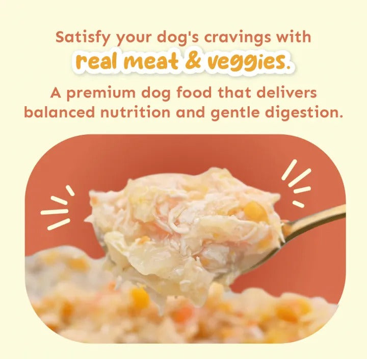 Meat Chunk Pet Snack Can 375g High Nutrition Pet Treat Nutritious Dog(chicken, beef)