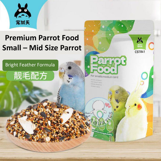 Jonsanty Premium Parrot Bird Food: Cockatiel, Conure, Love Birds, Budgerigar Mynah