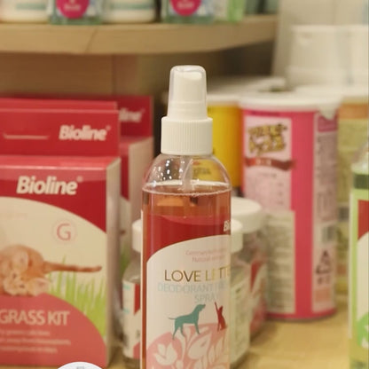 Bioline Deodorizing Pet Spray – Odor Neutralizer for Dogs & Cats, Long-Lasting Fresh Scent